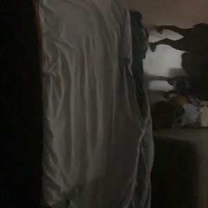 White and orange t shirt